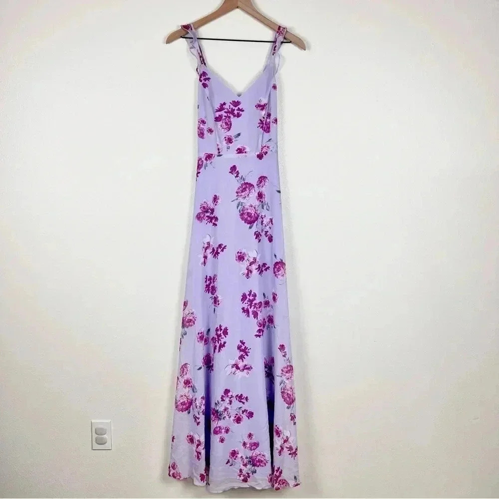 Lulu’s Meteoric Rise Floral Print Maxi Dress